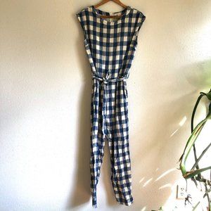 Atelier Delphine Pants Jumpsuits Atelier Delphine Checkered Jumpsuit Poshmark